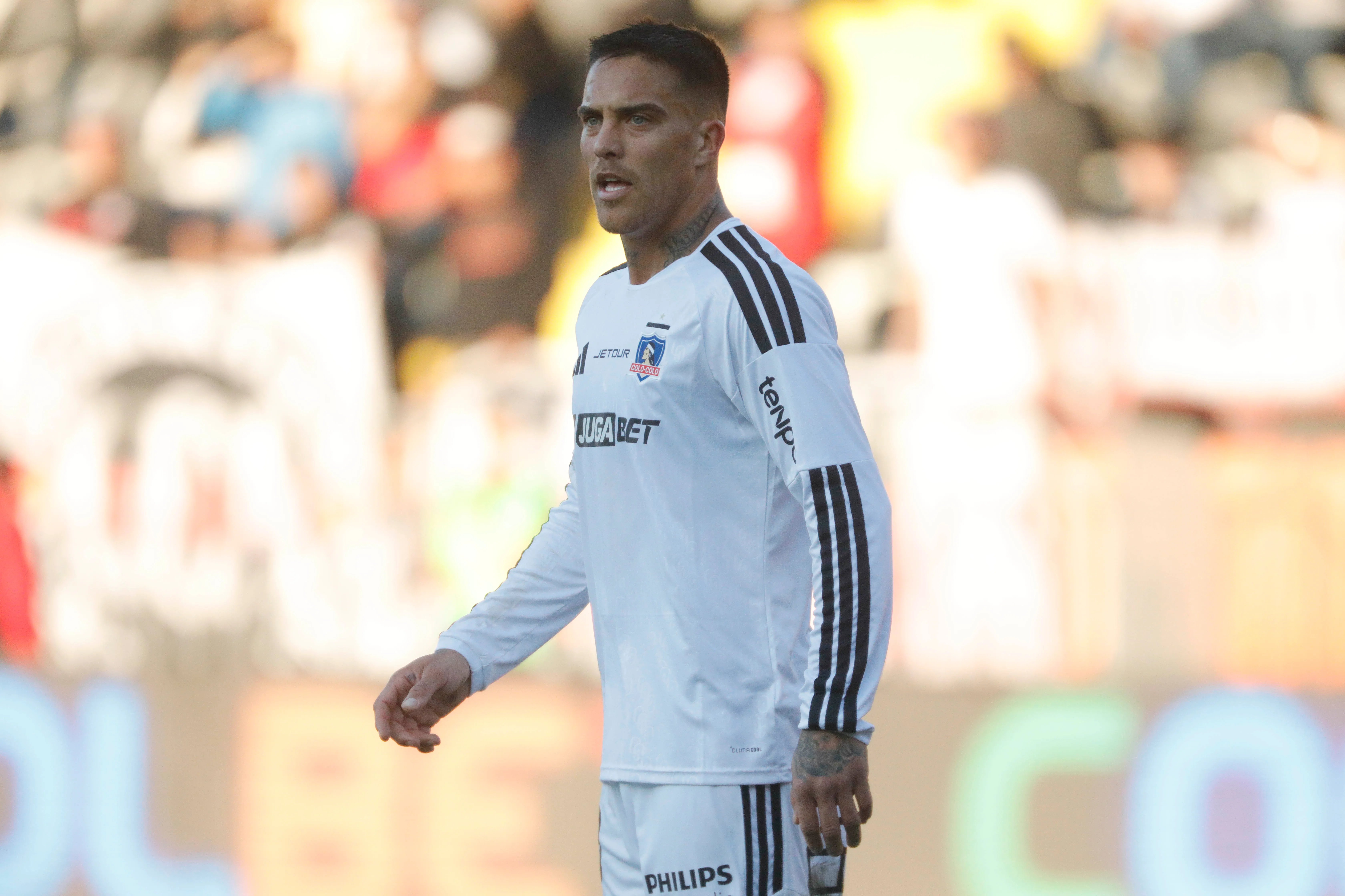 Javier Méndez vuelve a entrenar en Colo Colo.Imagen: Marco VazquezPhotosport