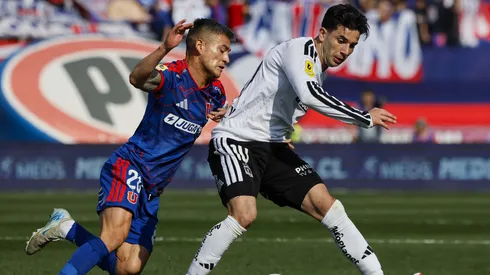 Lautaro Pastrán saca pecho por el triunfo de Colo Colo en el Superclásico.