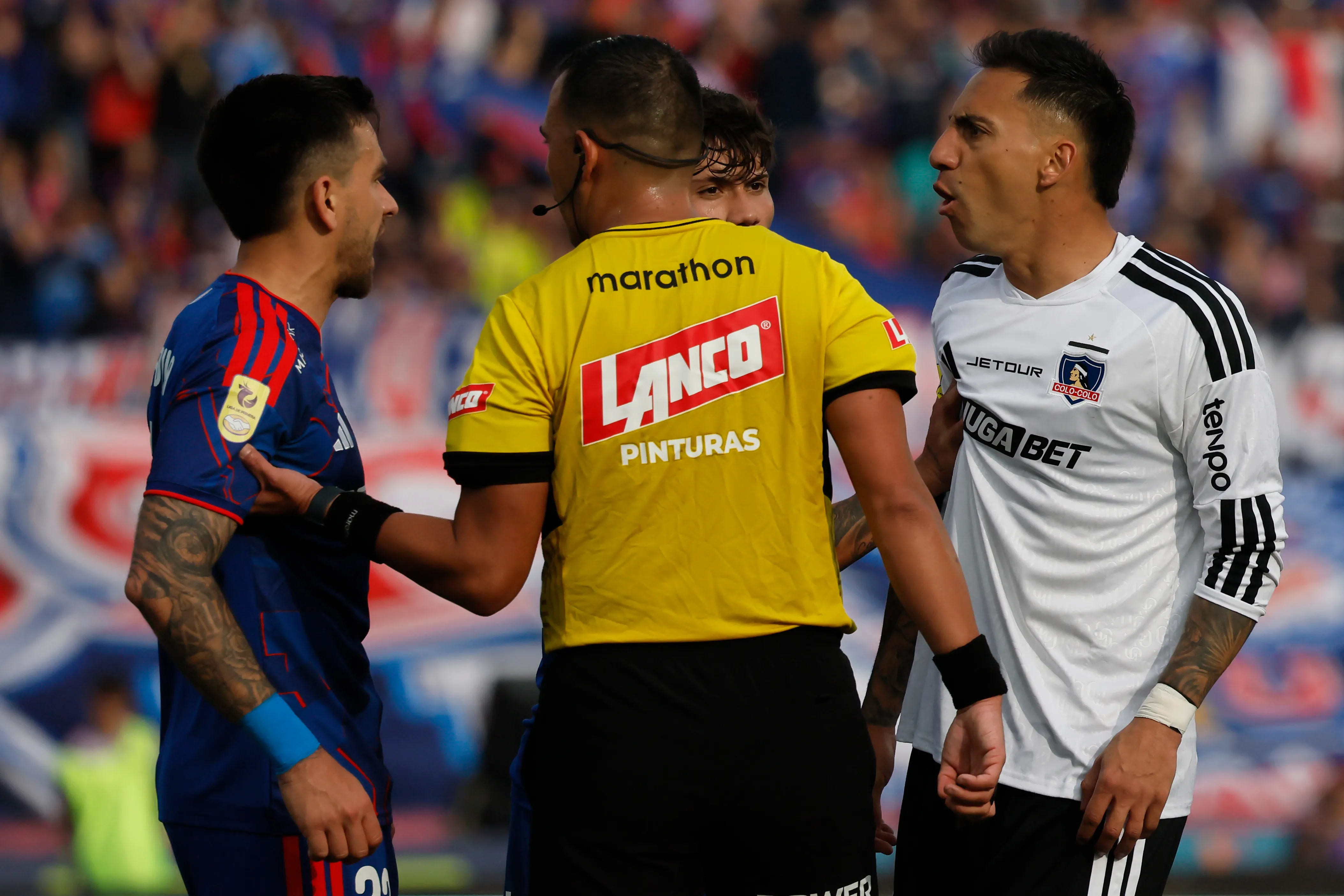 Javier Correa es denunciado por la U tras el Superclásico.Imagen: Andres Pina/Photosport