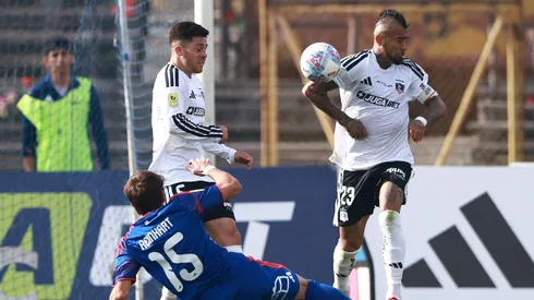 Arturo Vidal se deshace en elogios hacia Víctor Felipe Méndez por su partidazo en el Superclásico.
