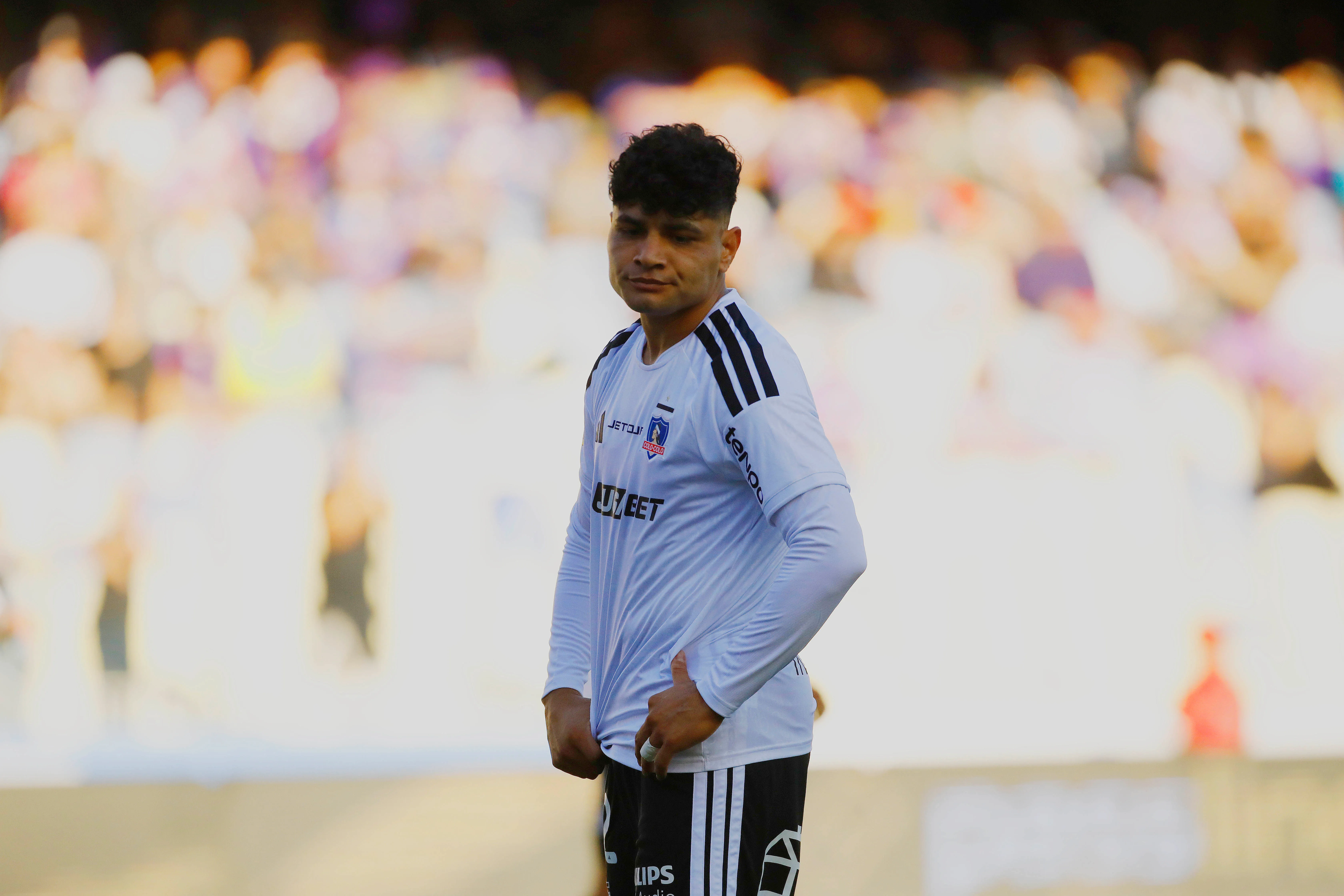 Claudio Aquino sigue en el parte médico de Colo Colo.Imagen: Marco Vazquez/Photosport