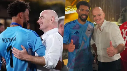 Gianni Infantino reaccionó al debut de Vozinha en Colo Colo.