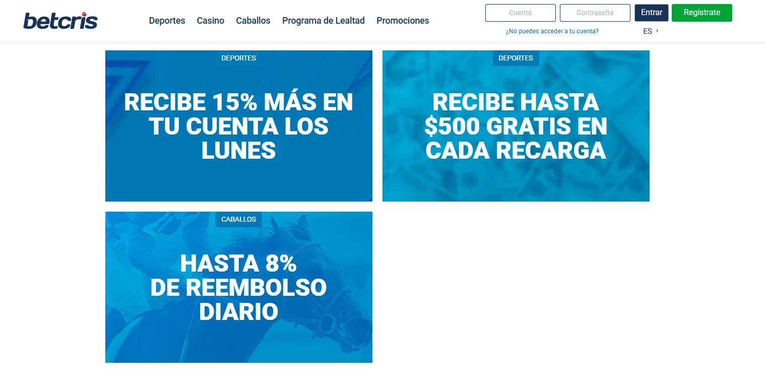 Betcris opiniones de la casa de apuestas en Chile