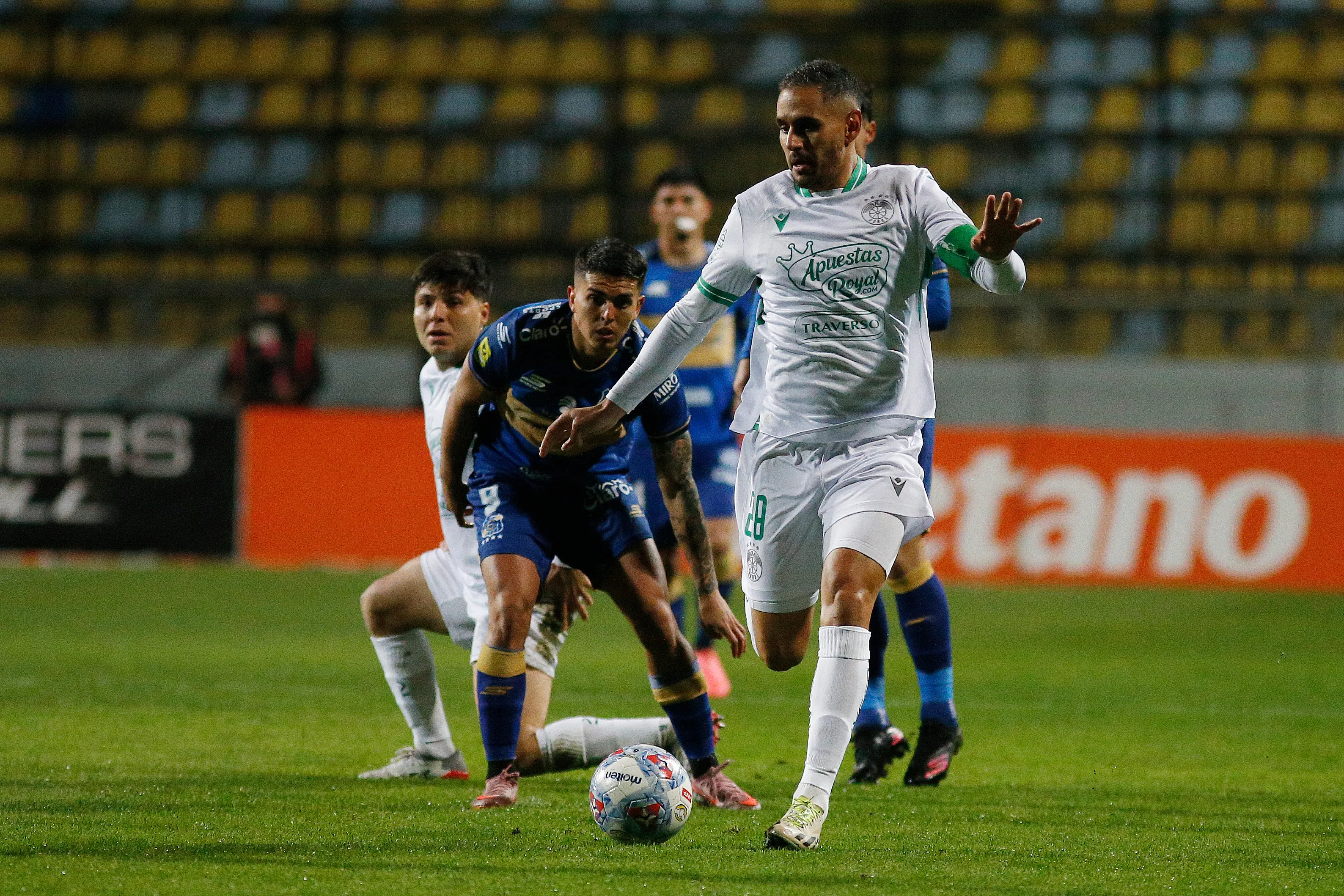 Federico Mateos será baja en Audax ante Colo Colo.Imagen: Manuel Lema/Photosport