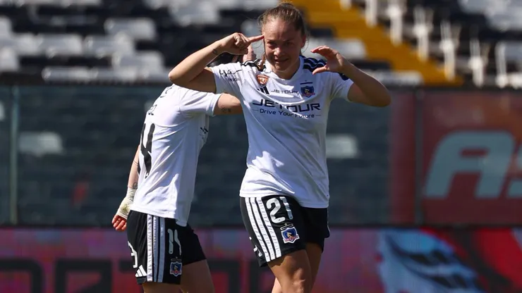 Estefanía Banini volvió a anotar en el Monumental.