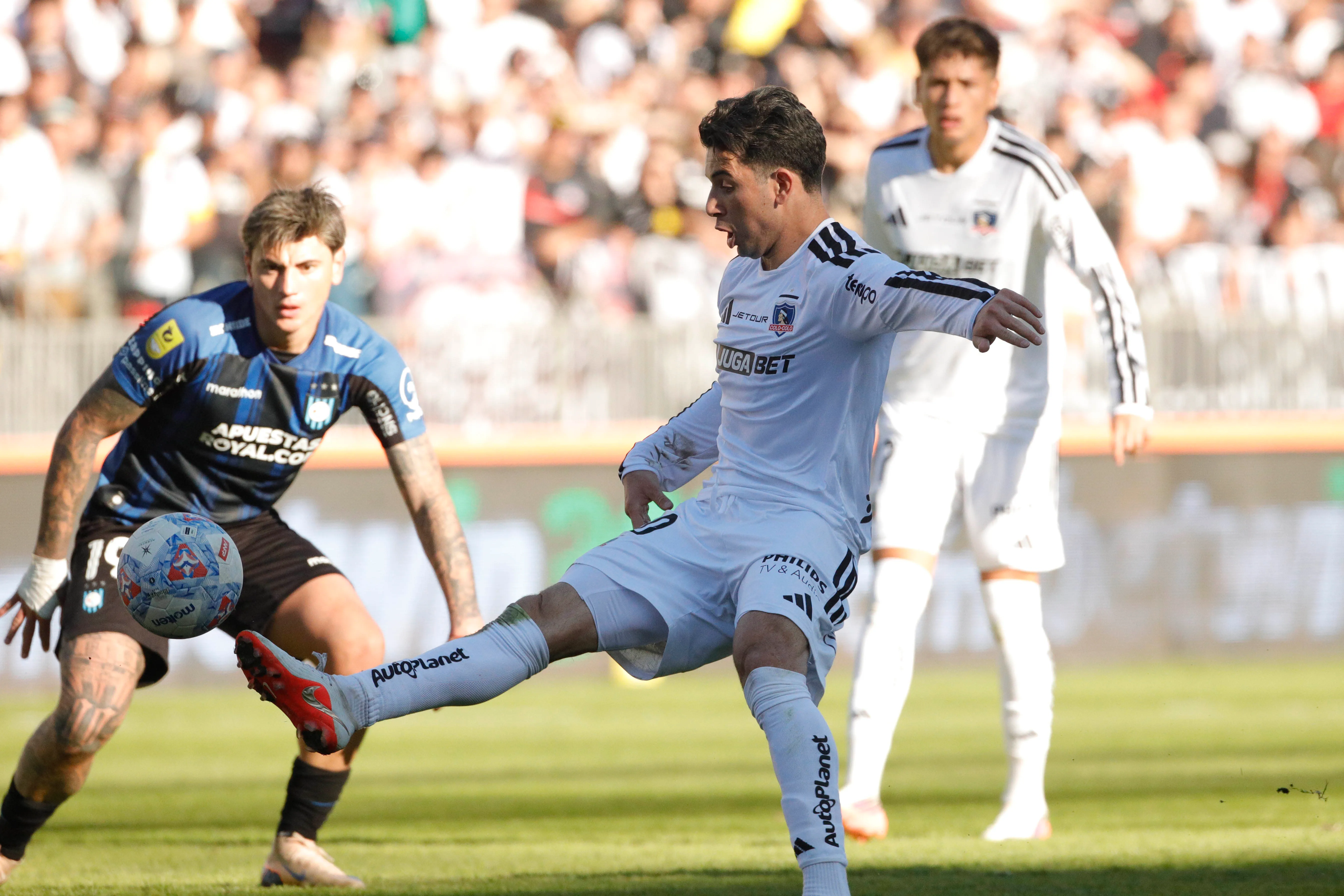 Lautaro Pastrán fue uno de los más activos en el ataque de Colo Colo vs Huachipato.