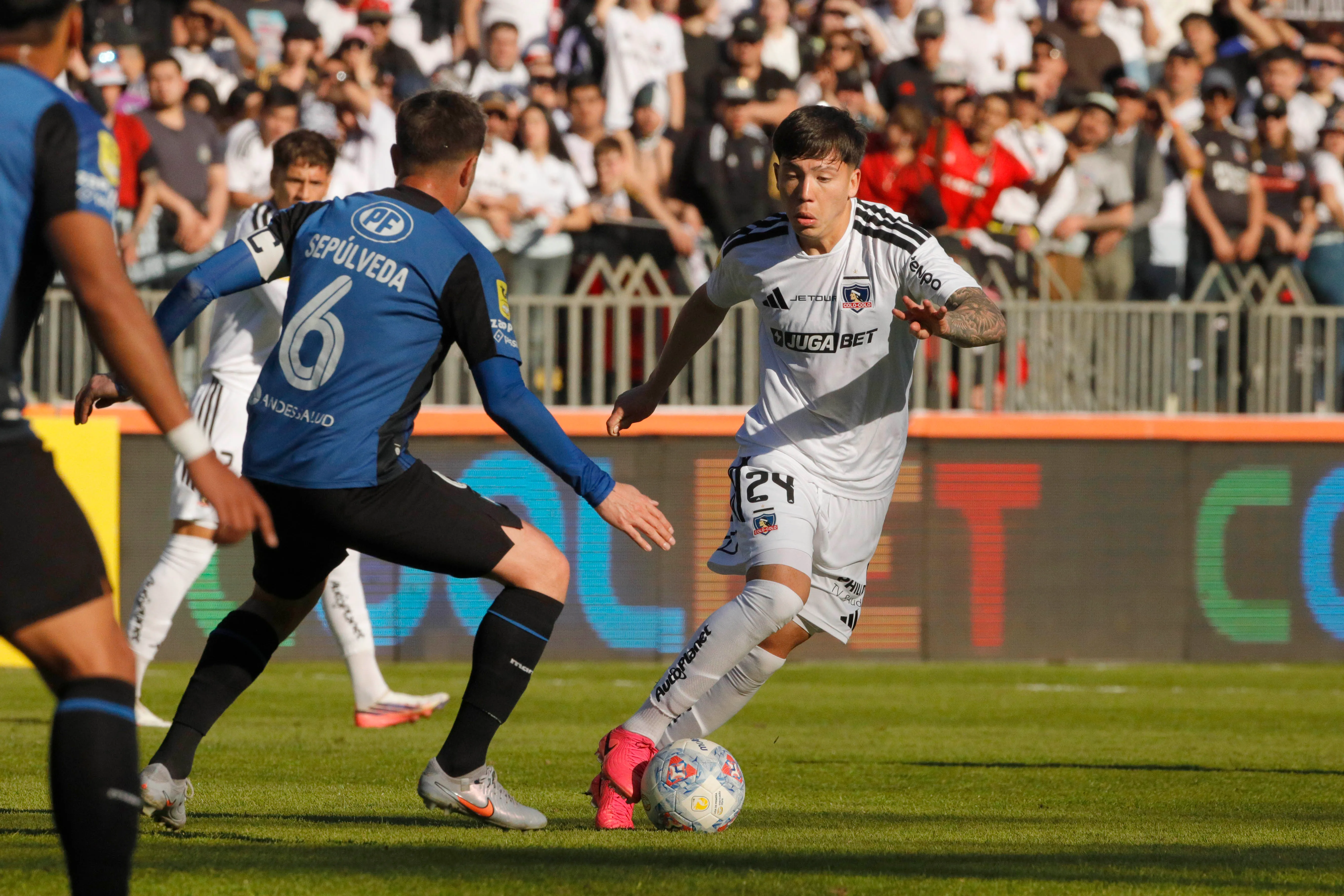 Leandro Hernández rescató la actitud del equipo pese al empate.Imagen: Marco Vázquez/Photosport