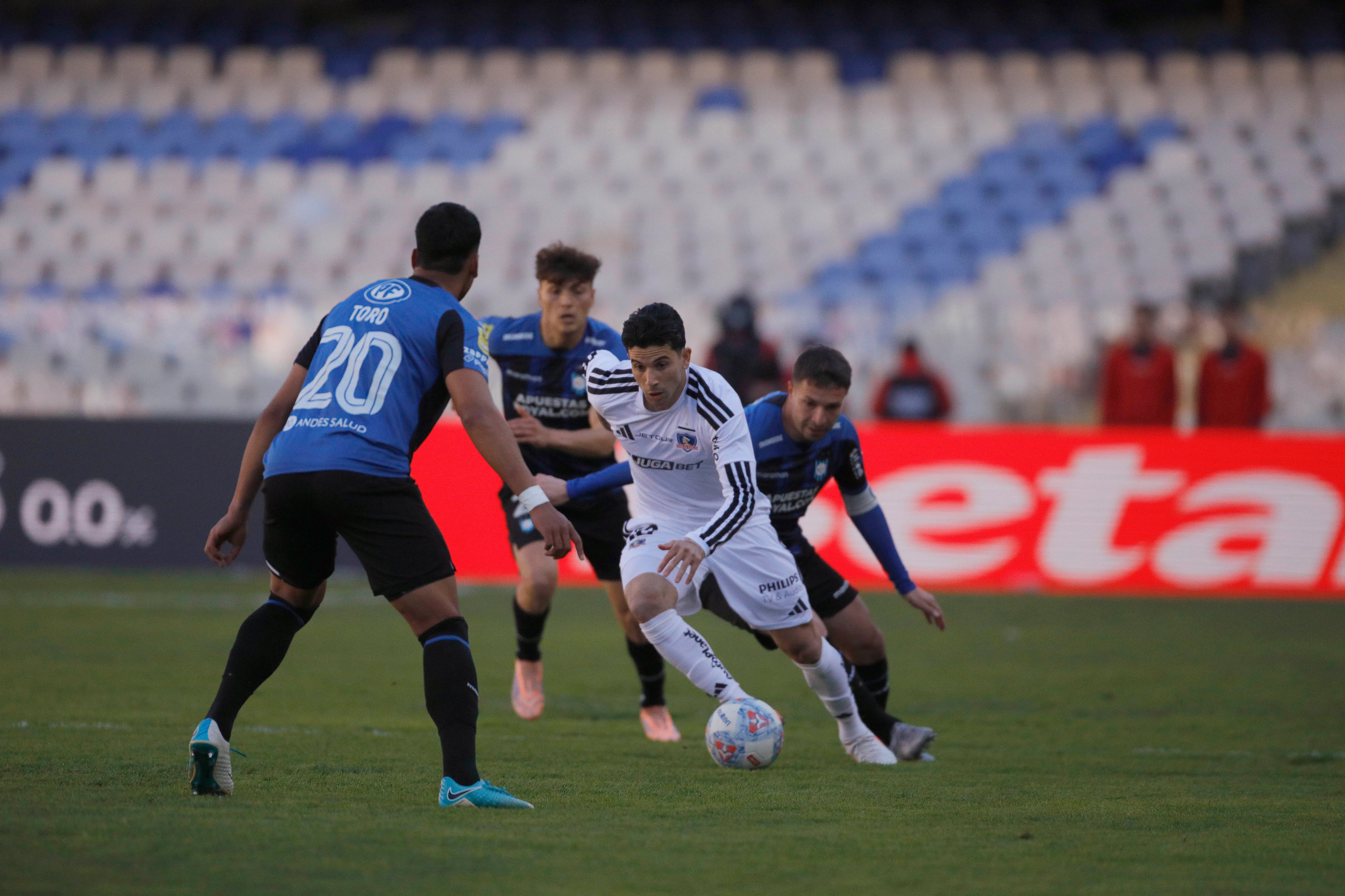 Colo Colo no pudo ante Huachipato. Imagen: Photosport.