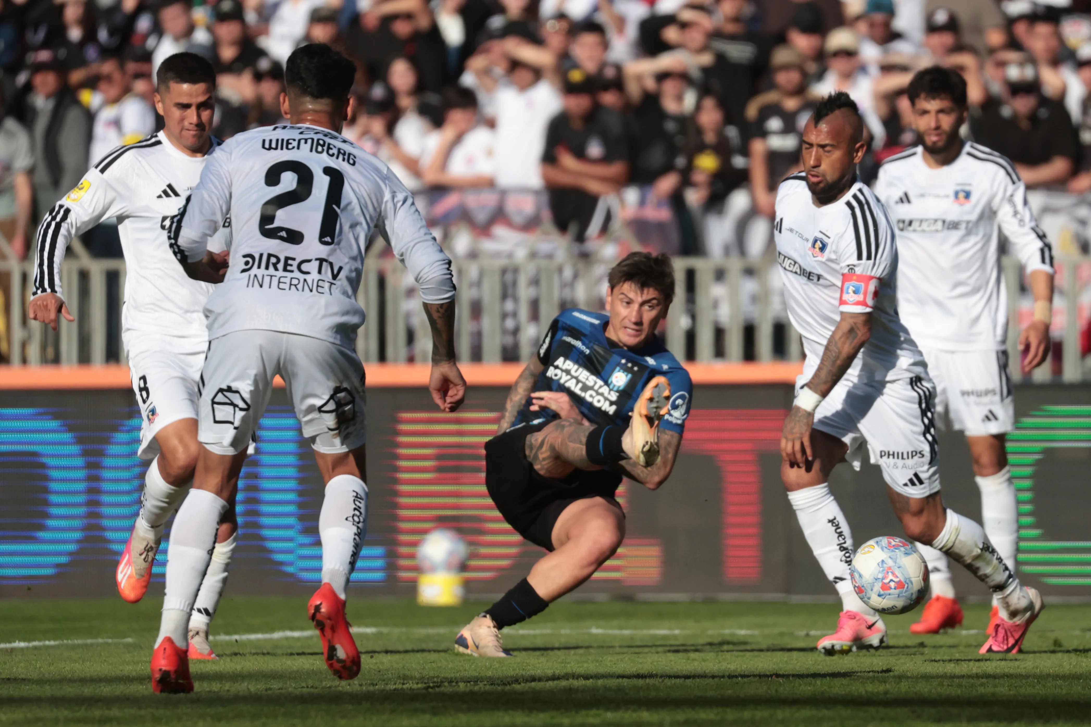Colo Colo no pudo ante Huachipato. Imagen: Photosport.