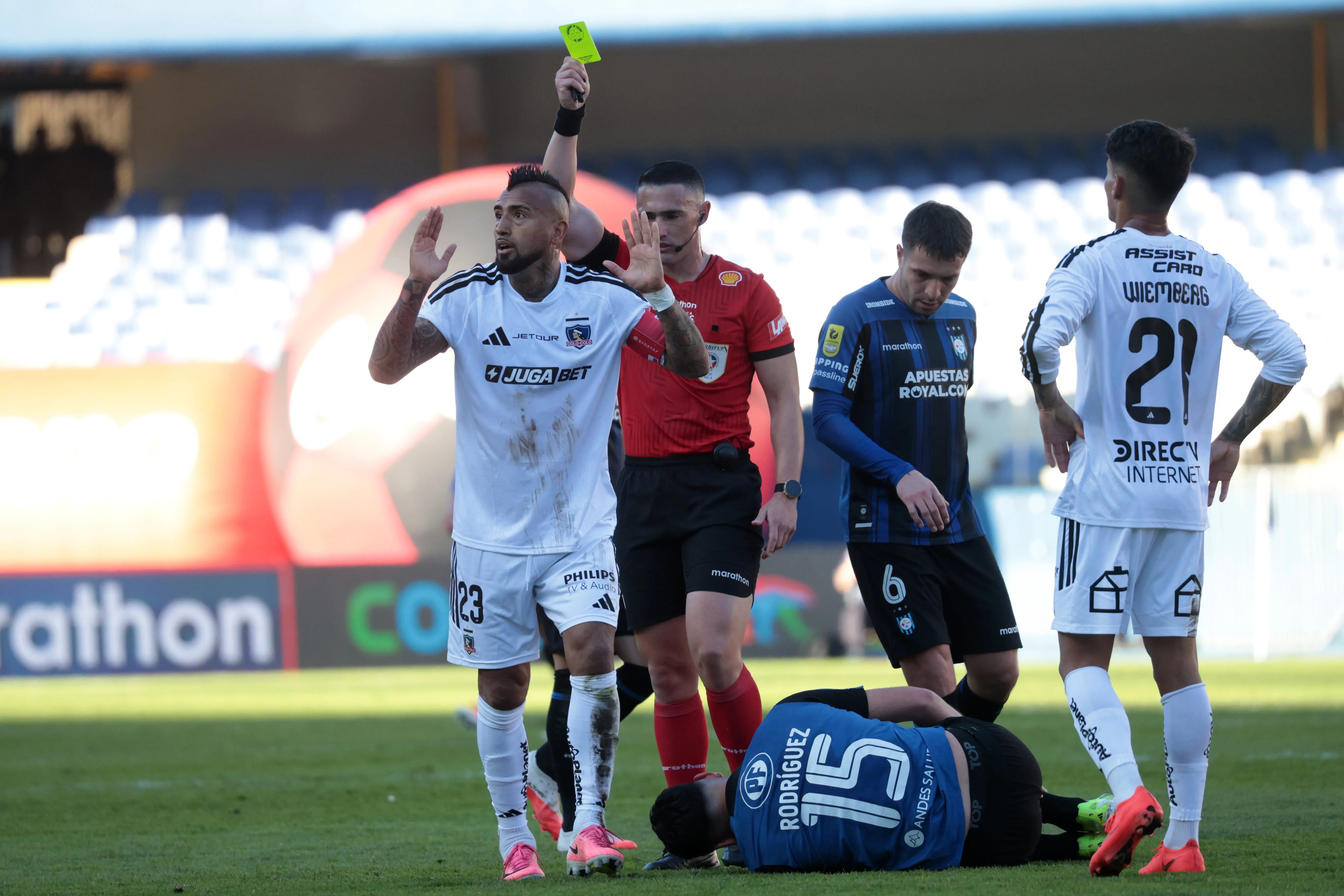 Colo Colo no pudo ante Huachipato. Imagen: Photosport.
