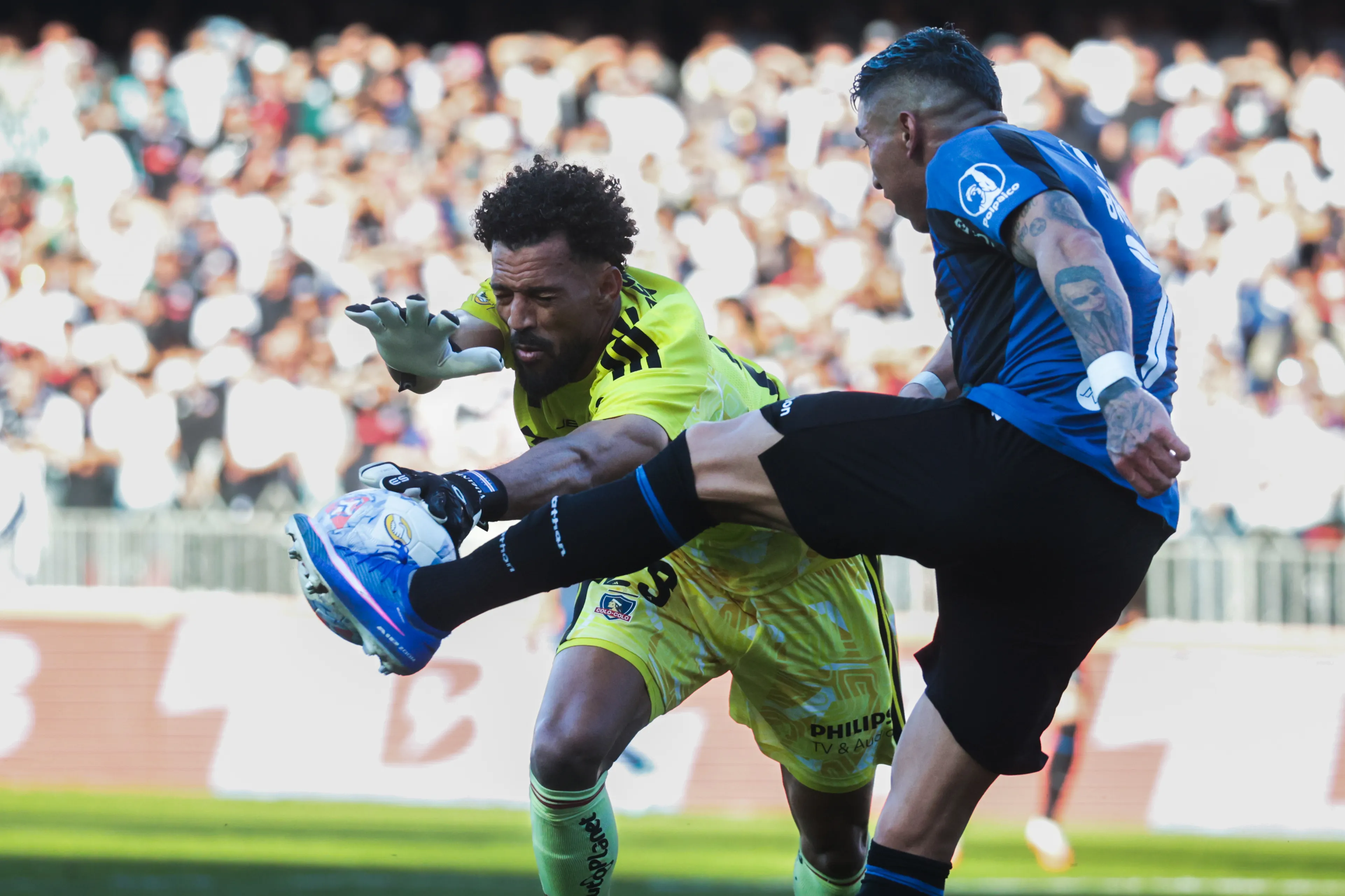 Colo Colo no pudo ante Huachipato. Imagen: Photosport.