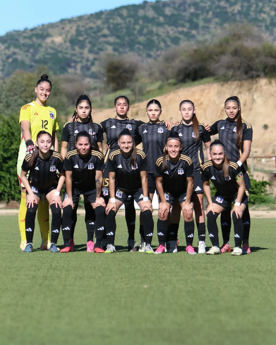 La formación de Colo Colo femenino Sub-19. (Foto: Kevin Carvajal – @keylon.ph)