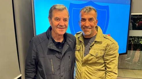 Cucho Salvatierra se reencontró con Mirko Jozic.