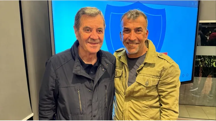 Cucho Salvatierra se reencontró con Mirko Jozic.