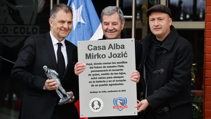 Colo Colo realiza nuevo homenaje a Mirko Jozic: Casa Alba pasará a tener su nombre.