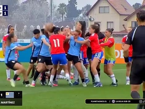 El insólito final de Chile femenino vs Uruguay: gol agónico y pelea