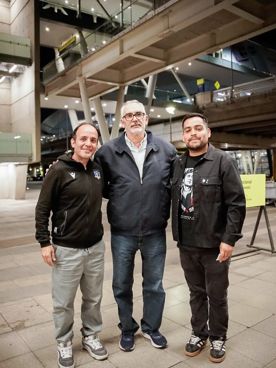 Ricardo Dabrowski llega a Chile para el homenaje a Mirko Jozic.Imagen: CSD Colo Colo