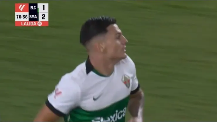Video: la gran asistencia de Cepeda ante el Real que terminó en gol del Elche.