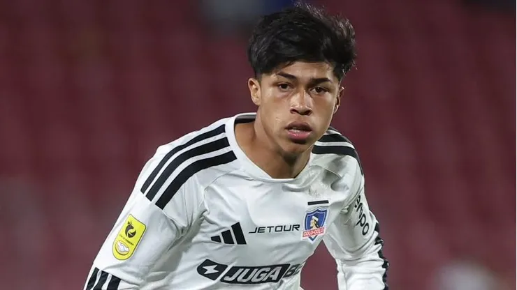 La felicidad de Gedeón Díaz tras hacer su debut en Colo Colo.