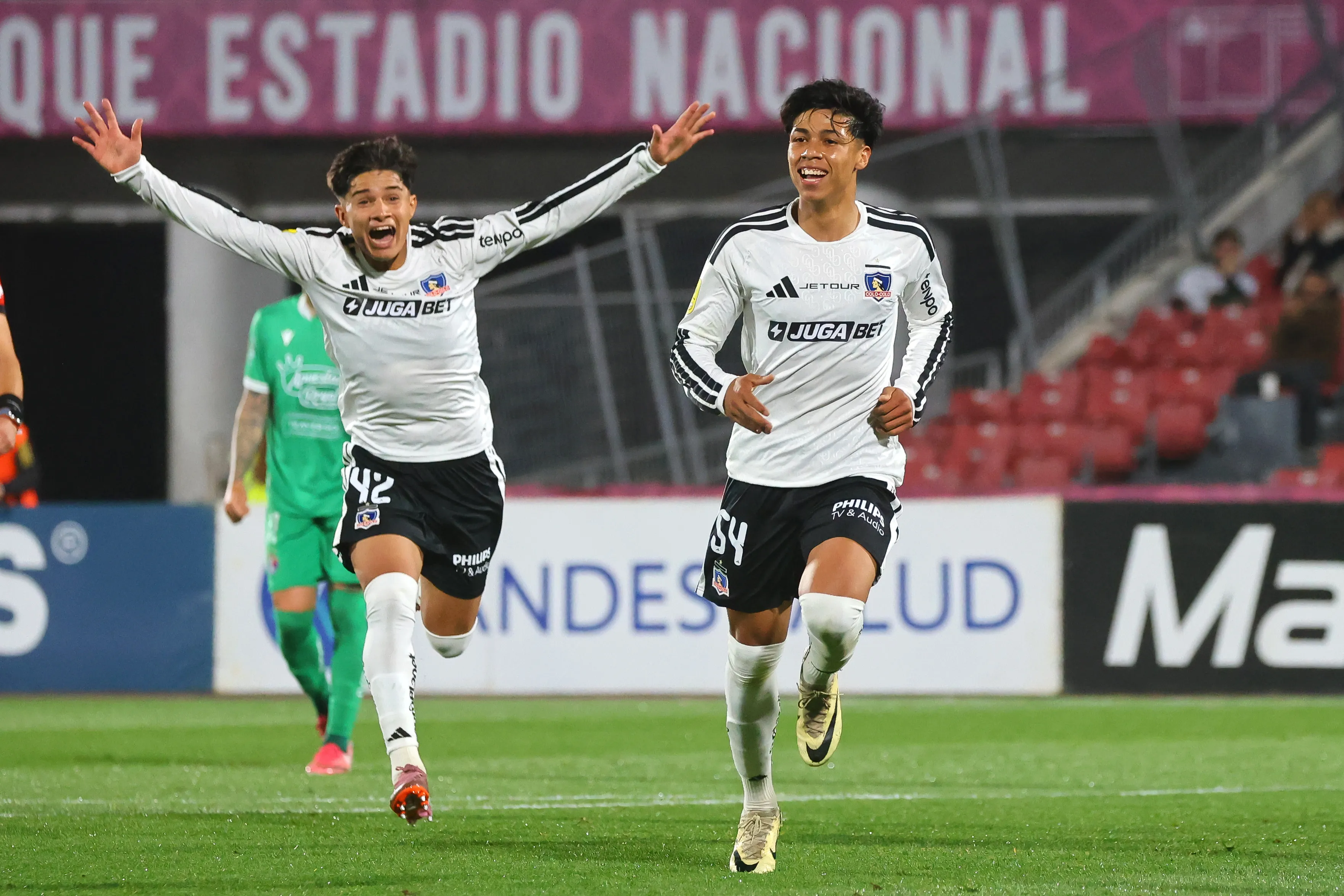 Gedeón Díaz anotó el gol del triunfo de Colo Colo ante Audax Italiano | Foto: Photosport