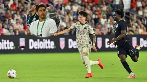 Leandro Hernández disputó minutos en la derrota de Chile vs USA.