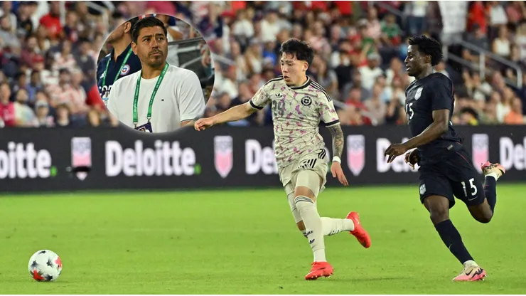 Leandro Hernández disputó minutos en la derrota de Chile vs USA.