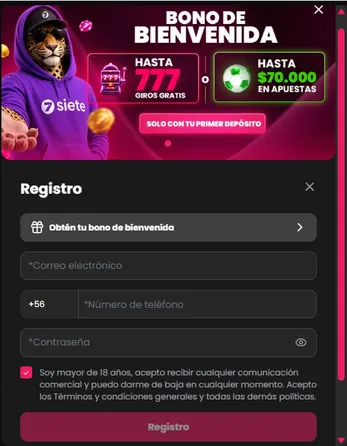 Captura tomada desde la web de Siete