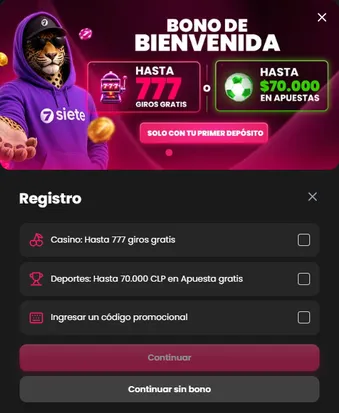 Captura tomada desde la web de Siete