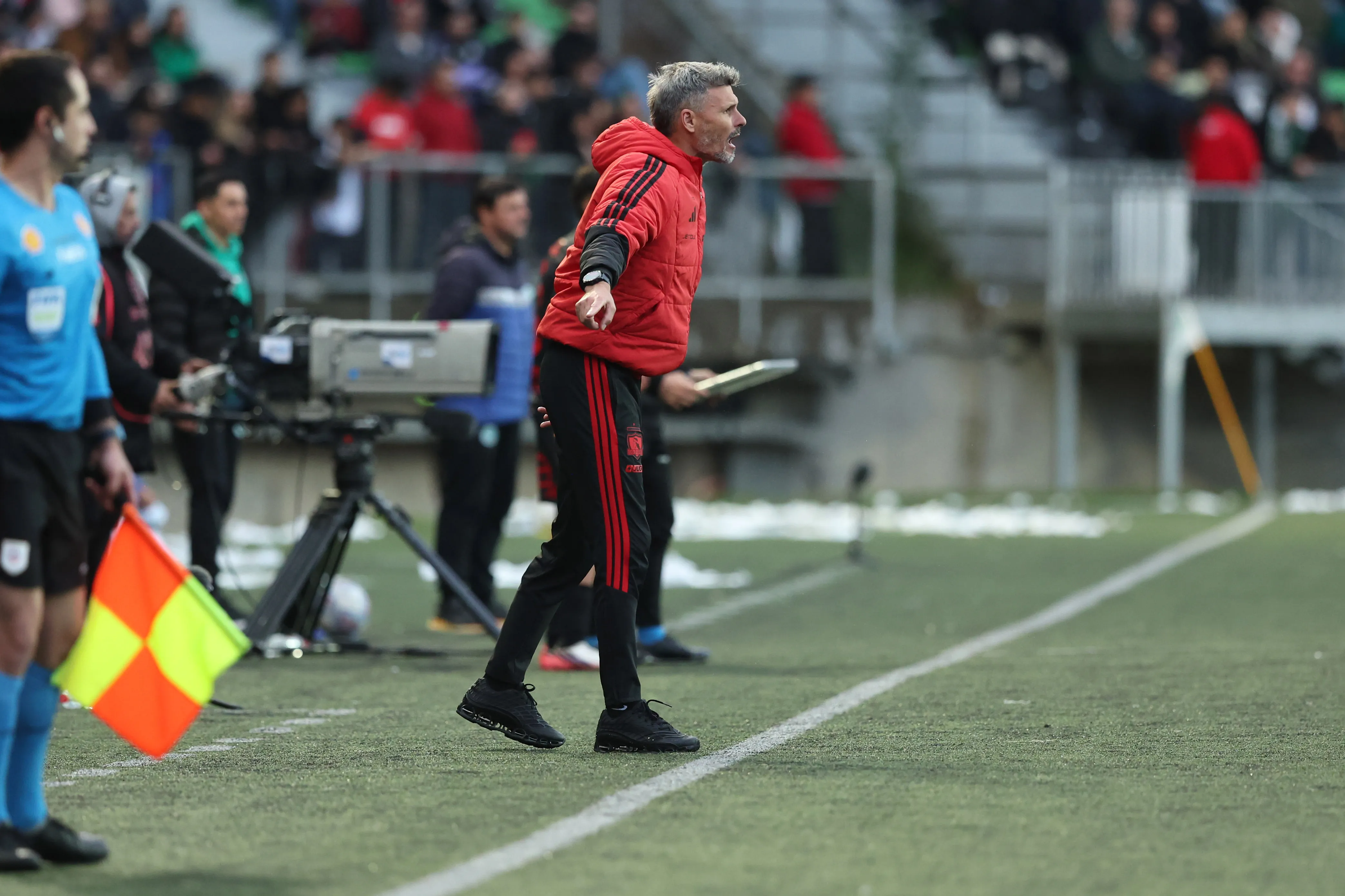En Colo Colo están tranquilos con el futuro de Fernando Ortiz.Imagen: Nicolas Klein/Photosport
