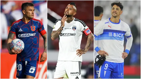 Los partidos que le quedan a Colo Colo, la U y a la UC por el título de la Liga de Primera
