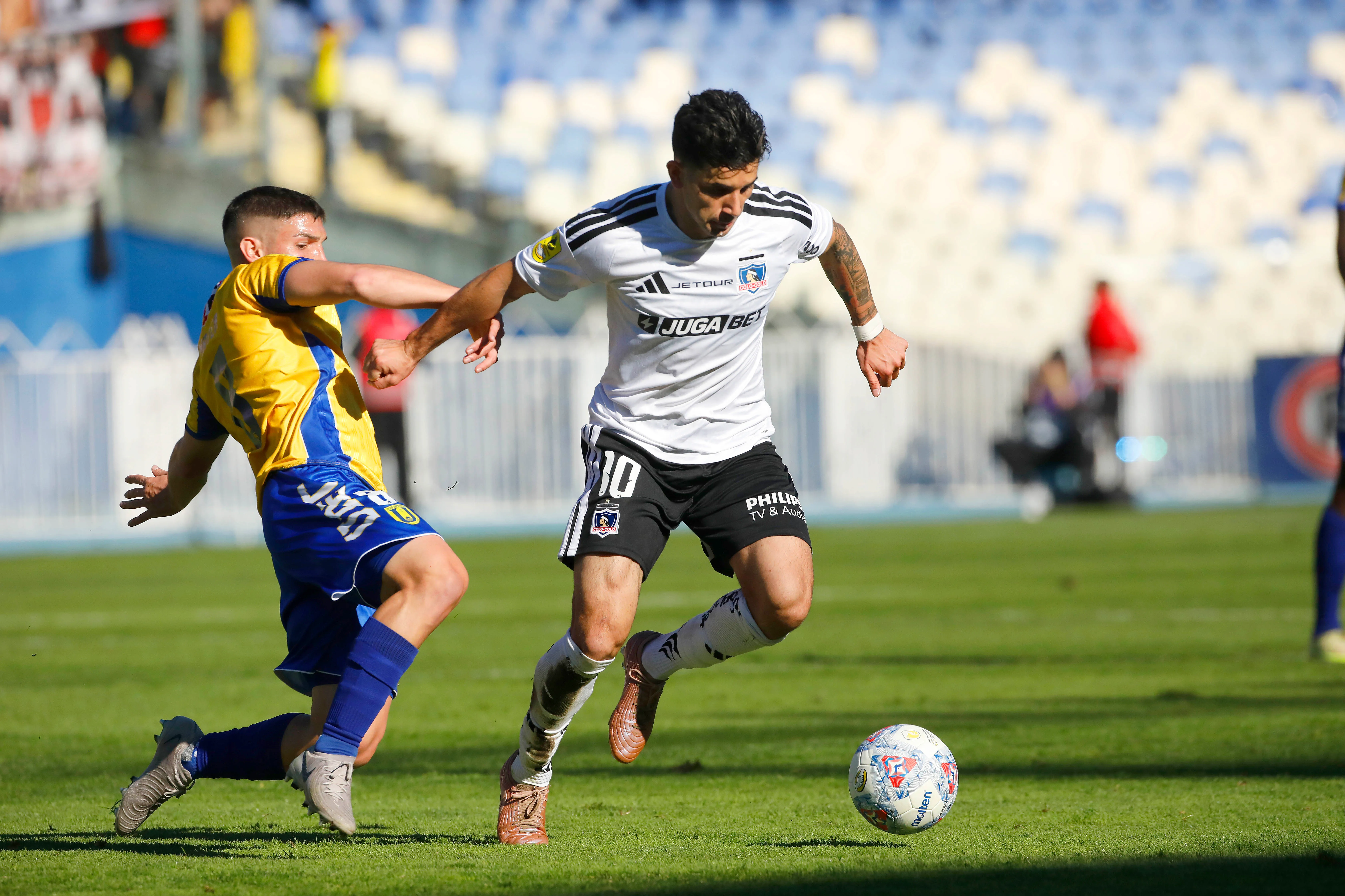 Colo Colo y Universidad de Concepción se verán las caras en el Monumental.Imagen: Marco Vázquez/Photosport