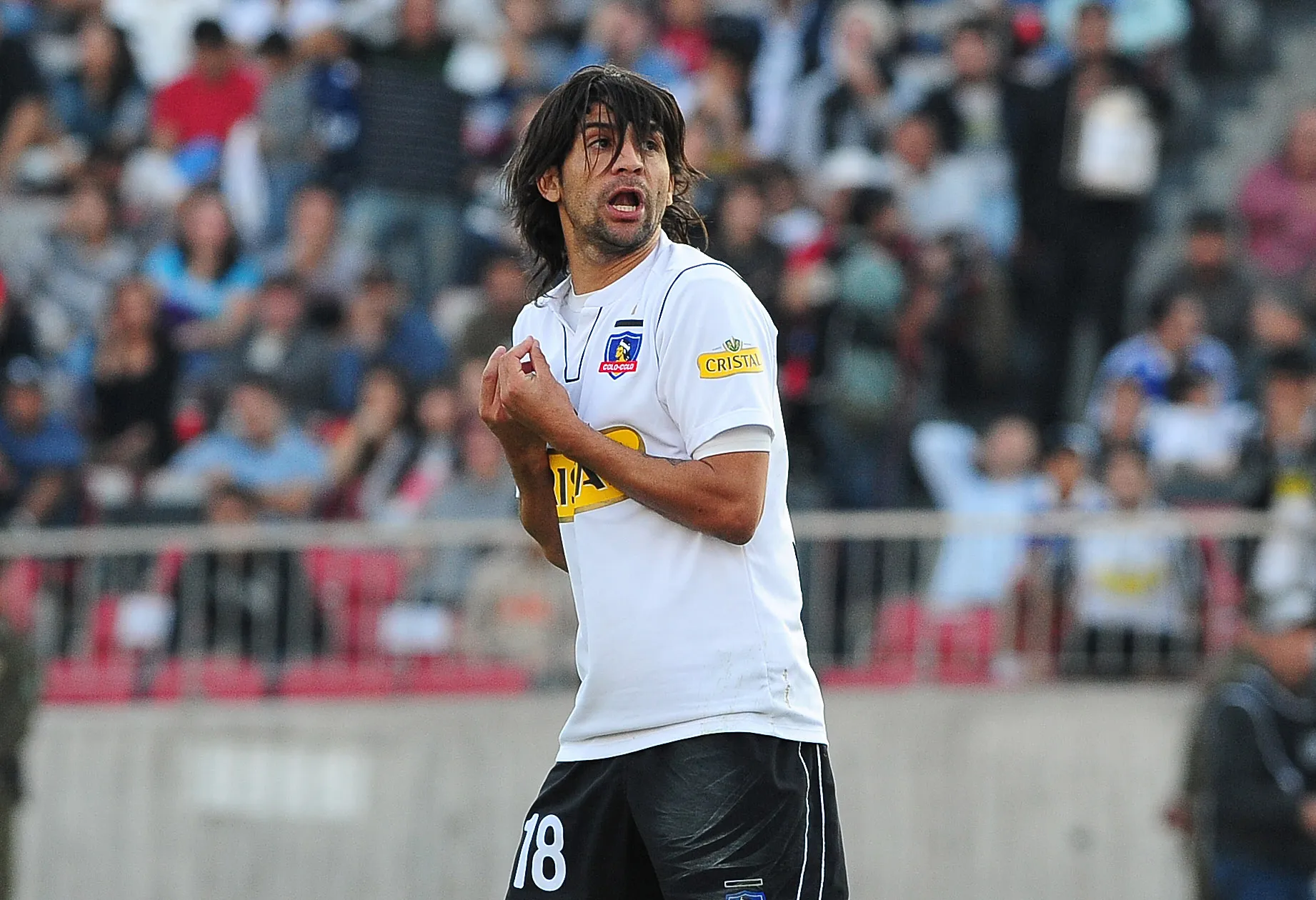 Lucas Wilchez en Colo Colo durante el Apertura 2012. (Foto: Photosport)