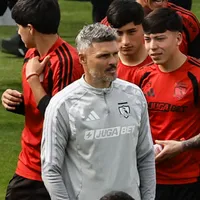 Ortiz dice presente en el partido de la juvenil de Colo Colo vs la U