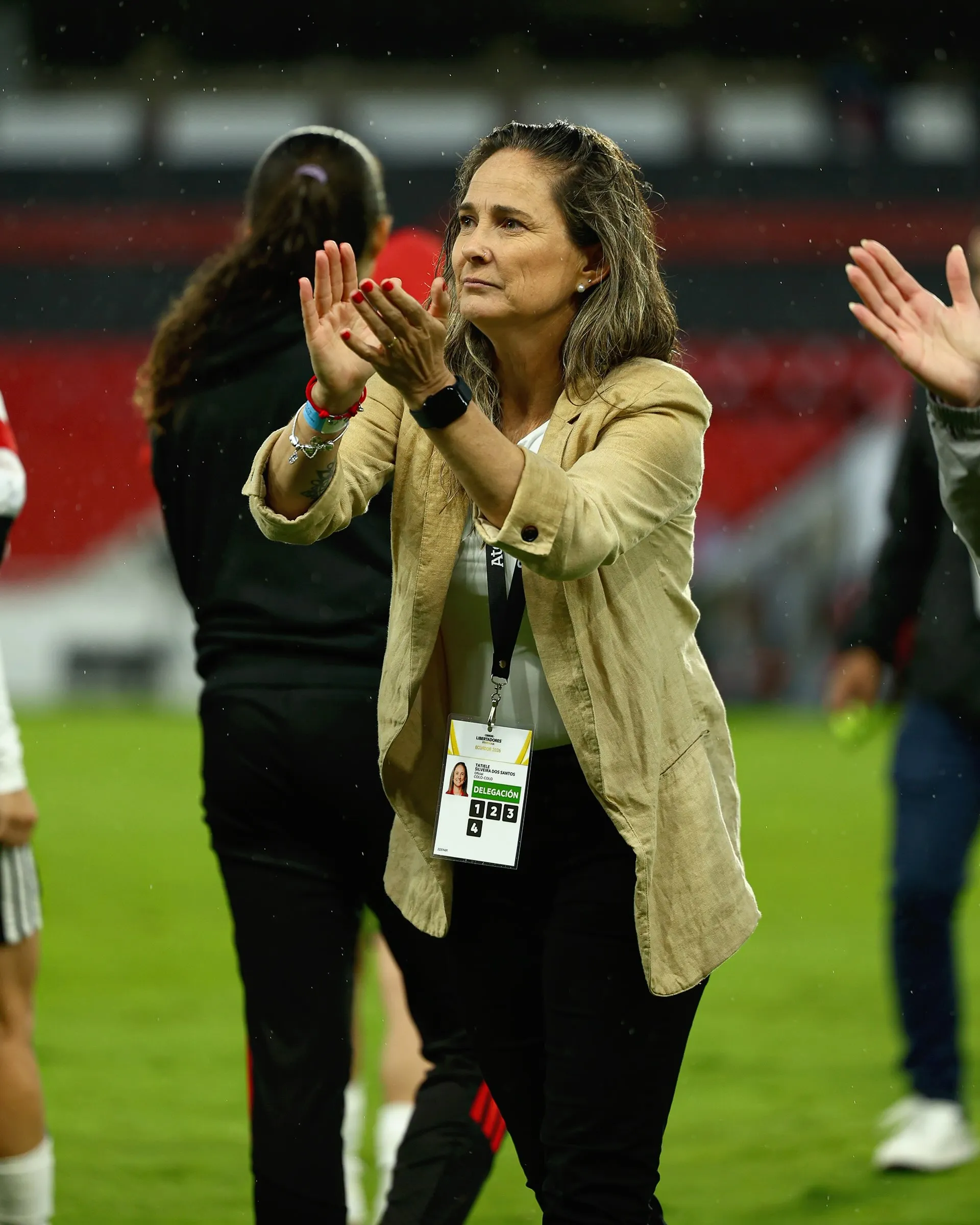 Tatiele Silveira, entrenadora de las Albas. (Foto: colocolofemenino)