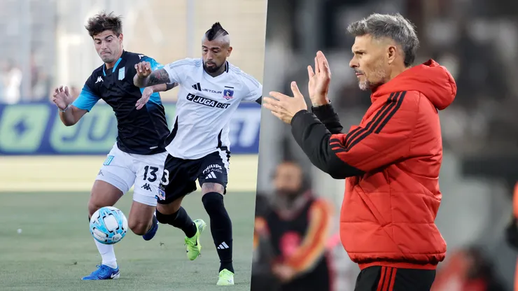 Fernando Ortiz celebra el amistoso contra Racing.