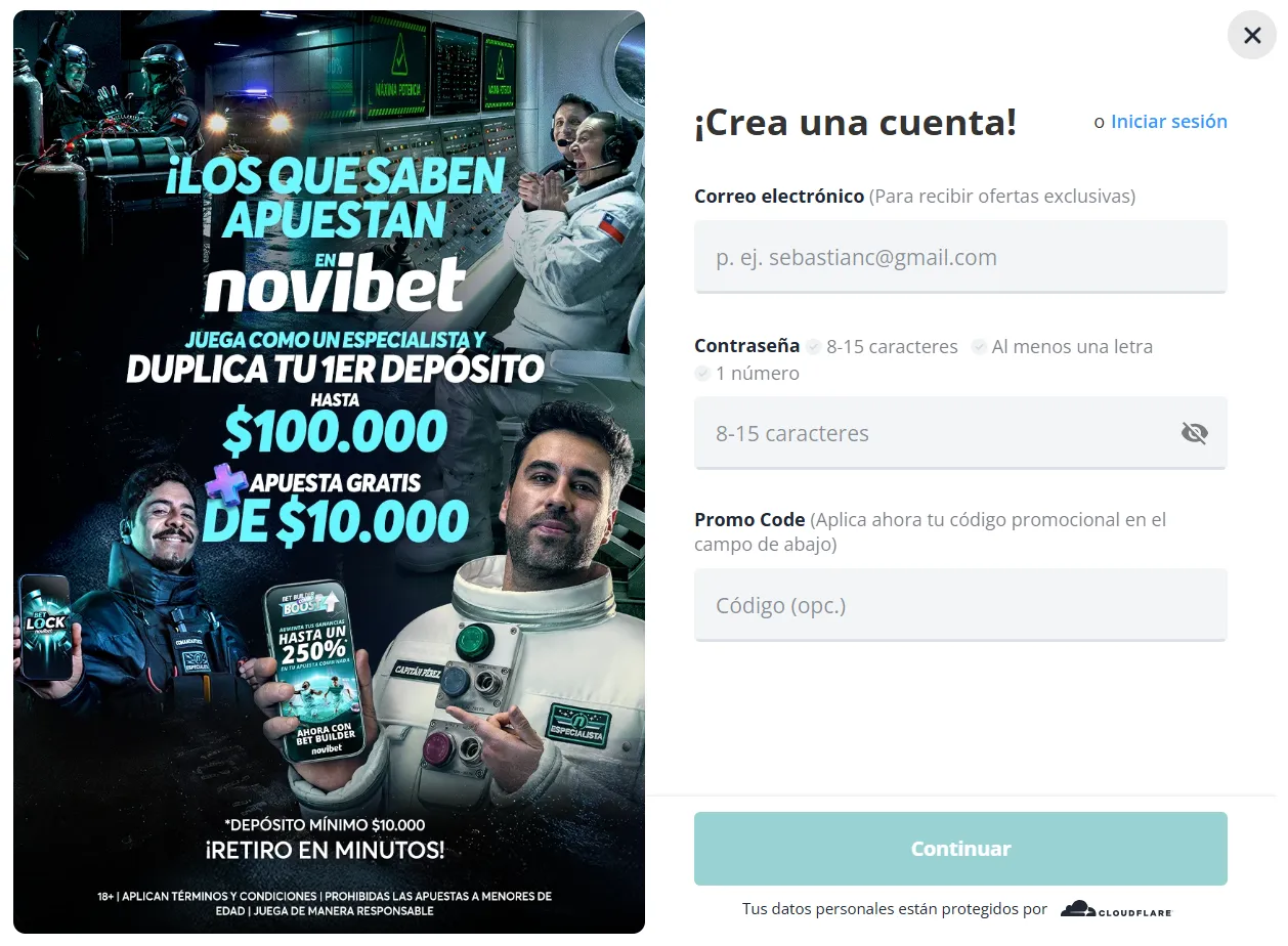 Tomada de Novibet