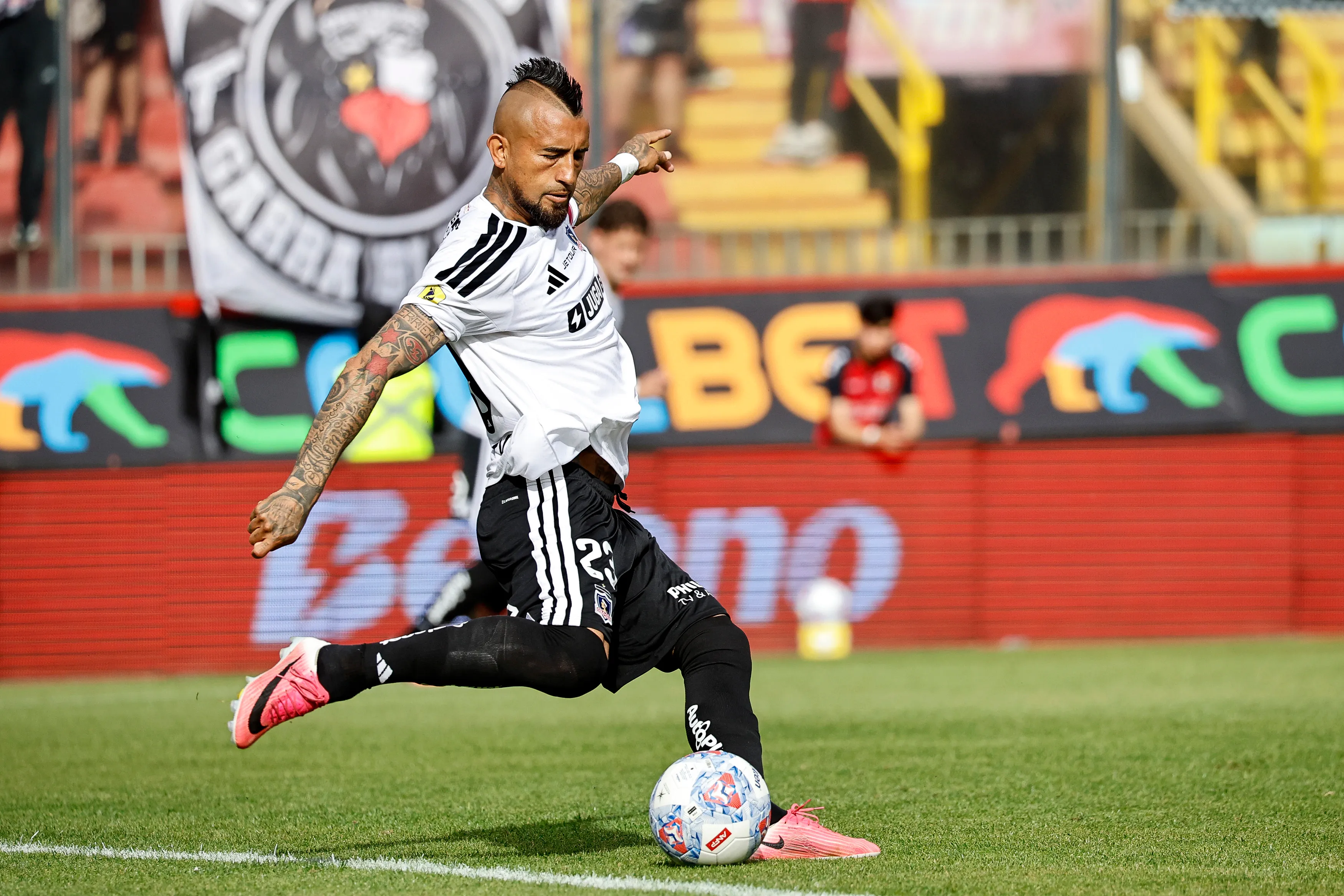 Arturo Vidal habló tras el empate contra Palestino en Santa Laura | Foto: Photosport