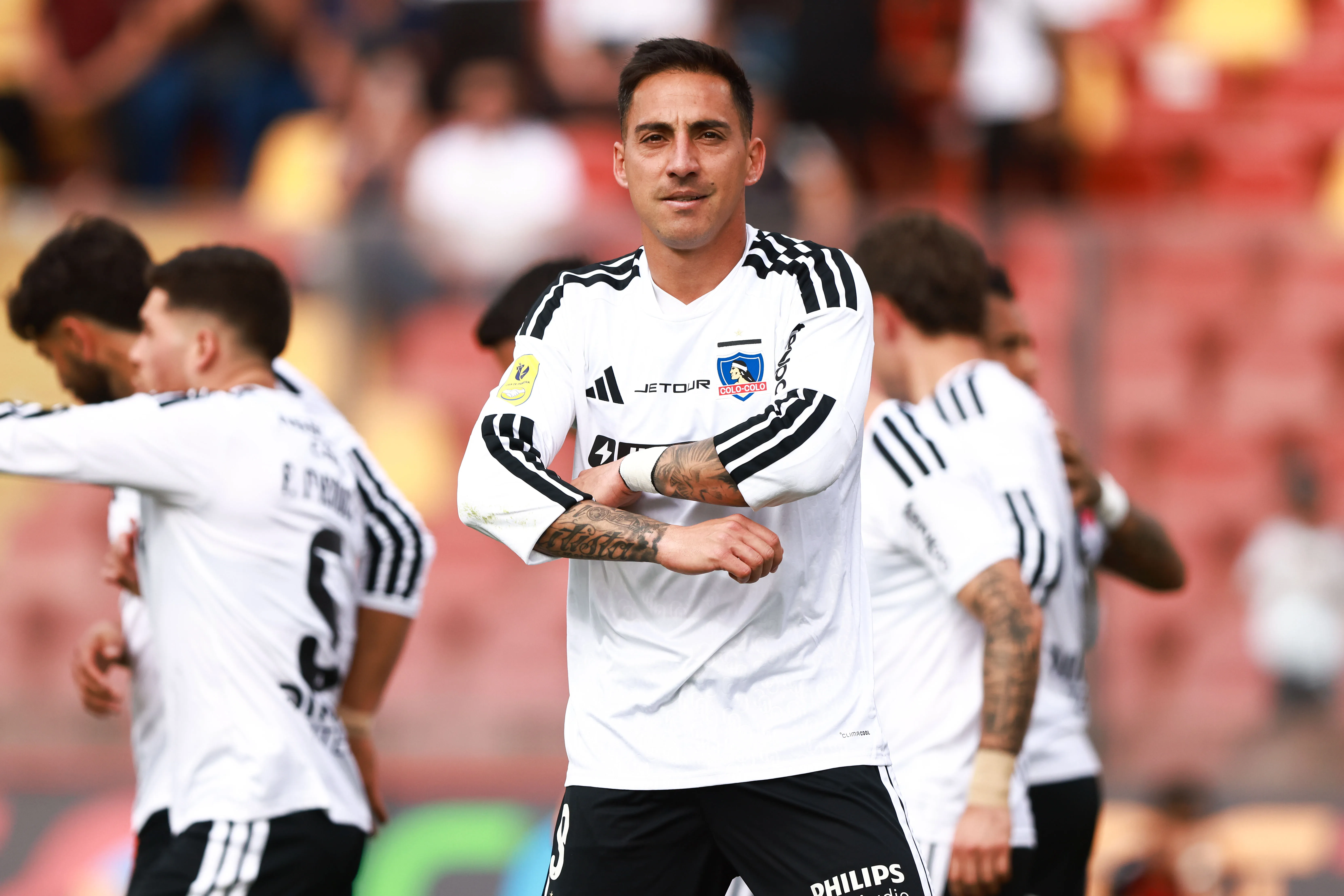 Correa fue de lo poco rescatable de Colo Colo ante Palestino | Foto: Photosport