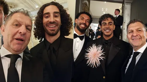 Vozinha y Aníbal Mosa disfrutaron del Balón de Oro.