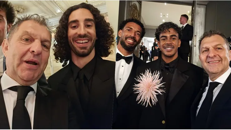 Vozinha y Aníbal Mosa disfrutaron del Balón de Oro.