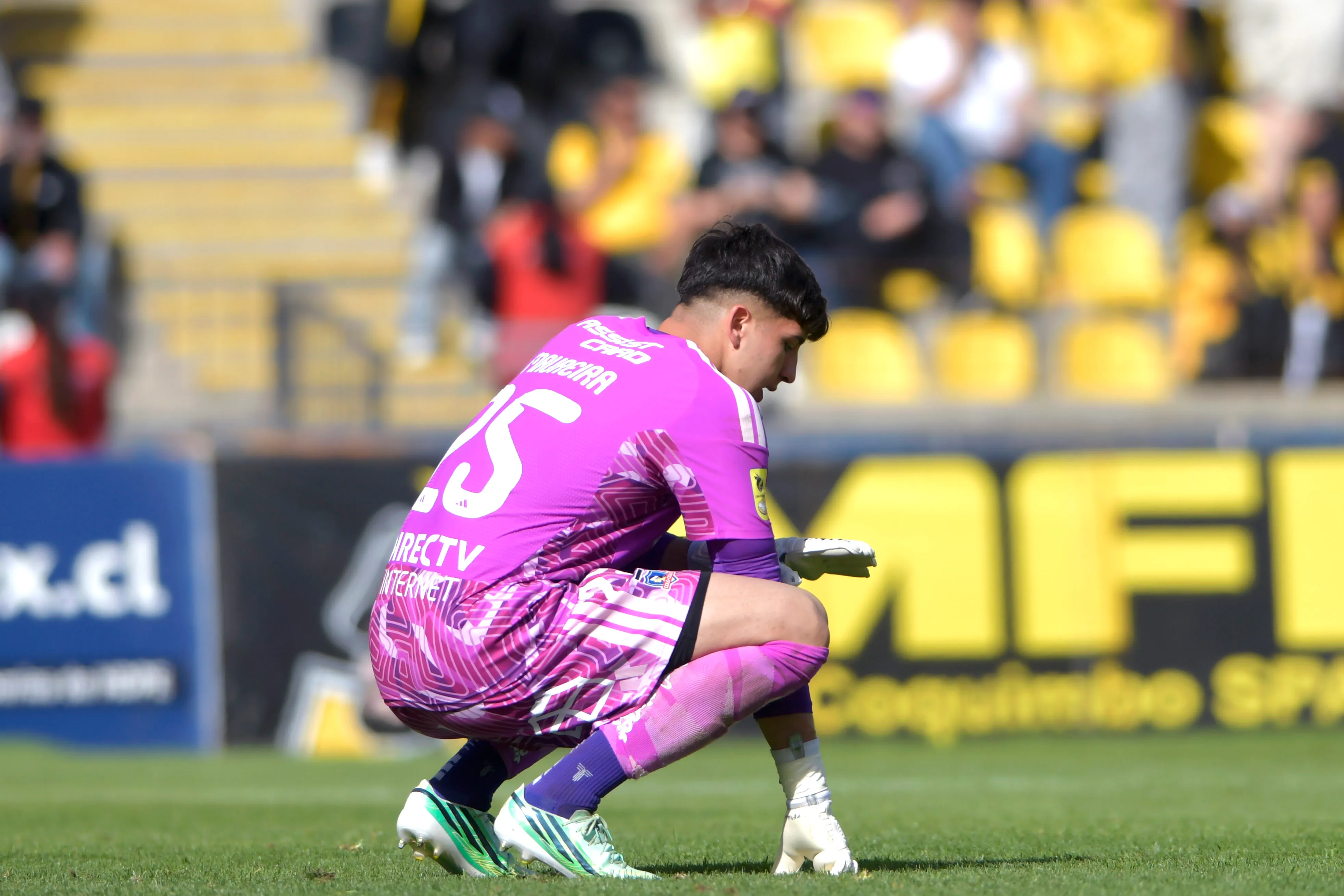 Gabriel Maureira no fue citado para el duelo ante Palestino.Imagen: Alejandro Pizarro Ubilla/Photosport