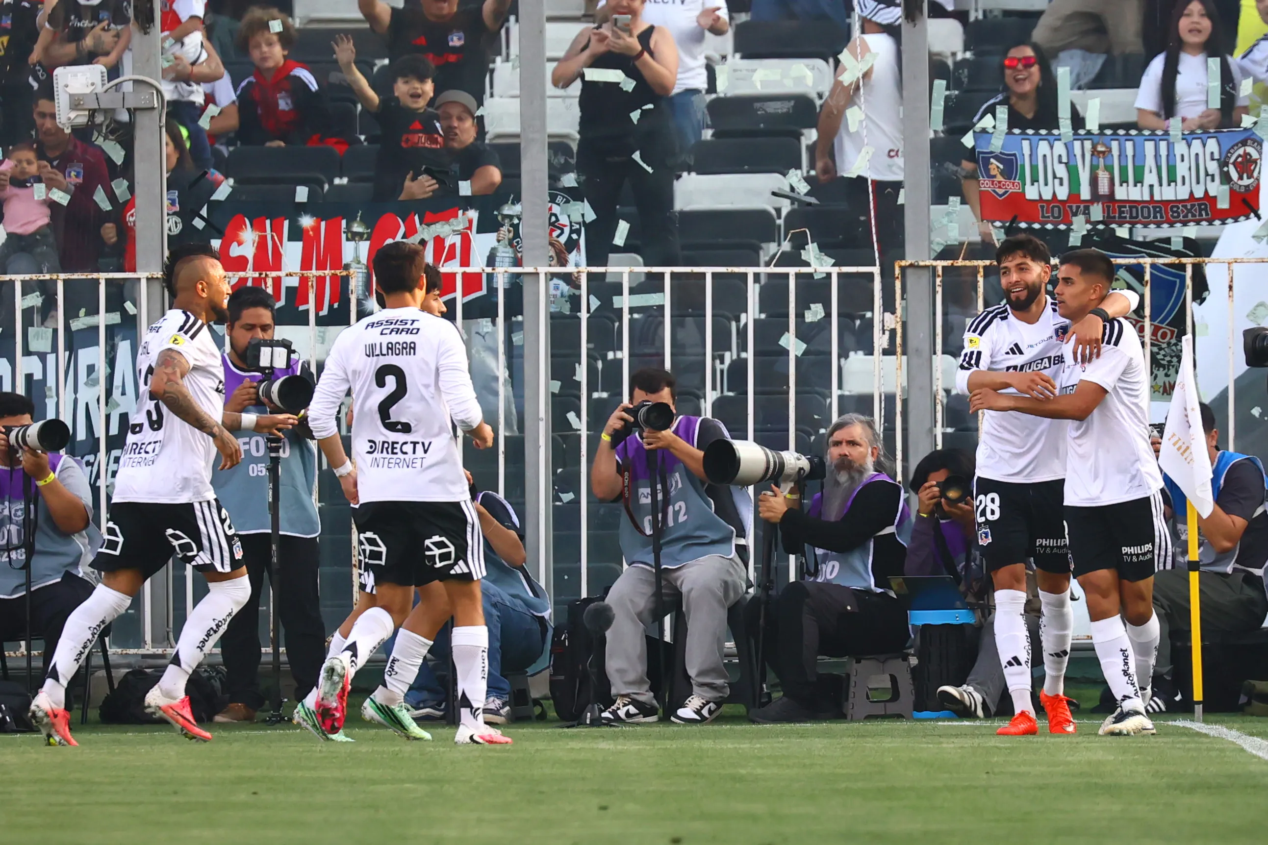 Colo Colo golea a la U. de Concepción por la Liga de Primera. Imagen: Dragomir Yankovic/Photosport