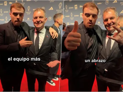 Surrealista cruce entre Ibai y Mosa en el Balón de Oro: “¿Eres hincha de Colo Colo?”